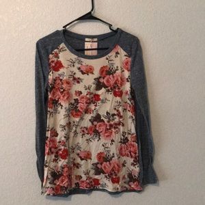 Floral Jersey Top